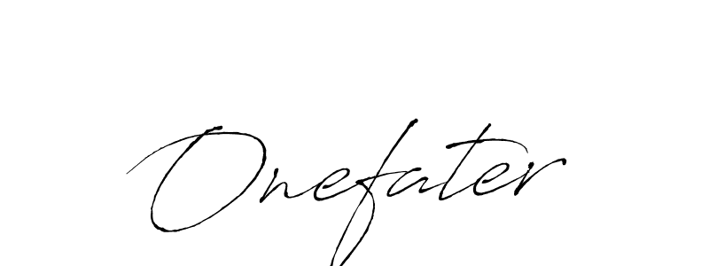Create a beautiful signature design for name Onefater. With this signature (Antro_Vectra) fonts, you can make a handwritten signature for free. Onefater signature style 6 images and pictures png
