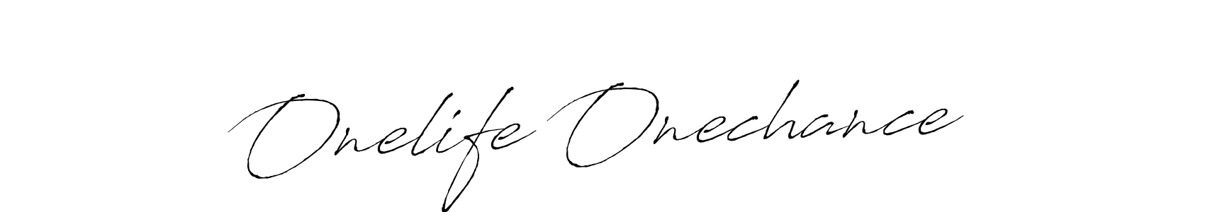 Also You can easily find your signature by using the search form. We will create Onelife Onechance name handwritten signature images for you free of cost using Antro_Vectra sign style. Onelife Onechance signature style 6 images and pictures png
