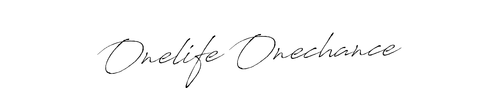 How to make Onelife Onechance signature? Antro_Vectra is a professional autograph style. Create handwritten signature for Onelife Onechance name. Onelife Onechance signature style 6 images and pictures png