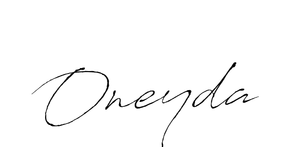 Make a beautiful signature design for name Oneyda. With this signature (Antro_Vectra) style, you can create a handwritten signature for free. Oneyda signature style 6 images and pictures png