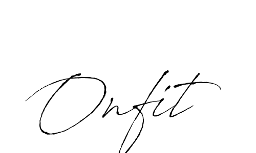 Make a beautiful signature design for name Onfit. Use this online signature maker to create a handwritten signature for free. Onfit signature style 6 images and pictures png