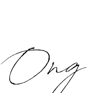 Ong stylish signature style. Best Handwritten Sign (Antro_Vectra) for my name. Handwritten Signature Collection Ideas for my name Ong. Ong signature style 6 images and pictures png