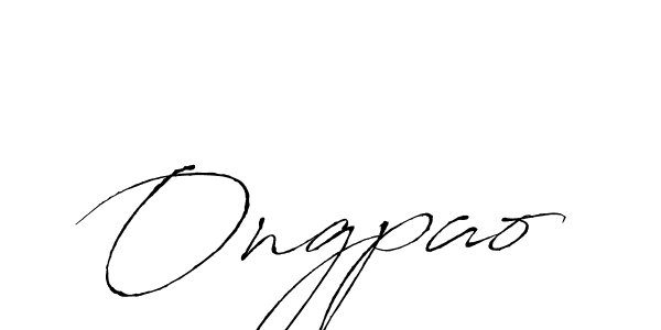 Use a signature maker to create a handwritten signature online. With this signature software, you can design (Antro_Vectra) your own signature for name Ongpao. Ongpao signature style 6 images and pictures png