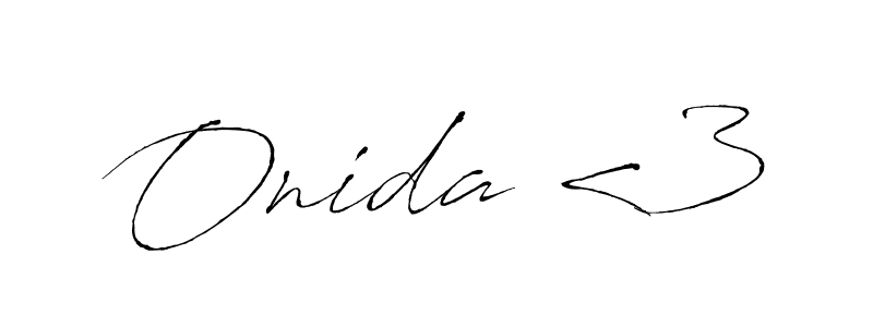 if you are searching for the best signature style for your name Onida <3. so please give up your signature search. here we have designed multiple signature styles  using Antro_Vectra. Onida <3 signature style 6 images and pictures png