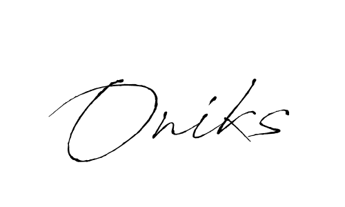 Create a beautiful signature design for name Oniks. With this signature (Antro_Vectra) fonts, you can make a handwritten signature for free. Oniks signature style 6 images and pictures png