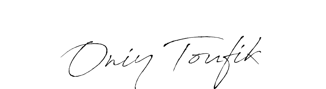 Here are the top 10 professional signature styles for the name Oniy Toufik. These are the best autograph styles you can use for your name. Oniy Toufik signature style 6 images and pictures png
