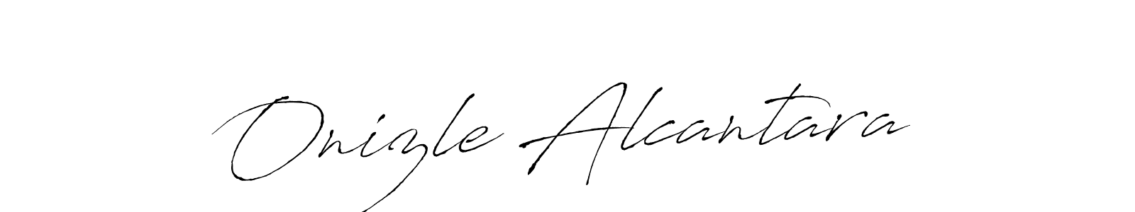 Create a beautiful signature design for name Onizle Alcantara. With this signature (Antro_Vectra) fonts, you can make a handwritten signature for free. Onizle Alcantara signature style 6 images and pictures png