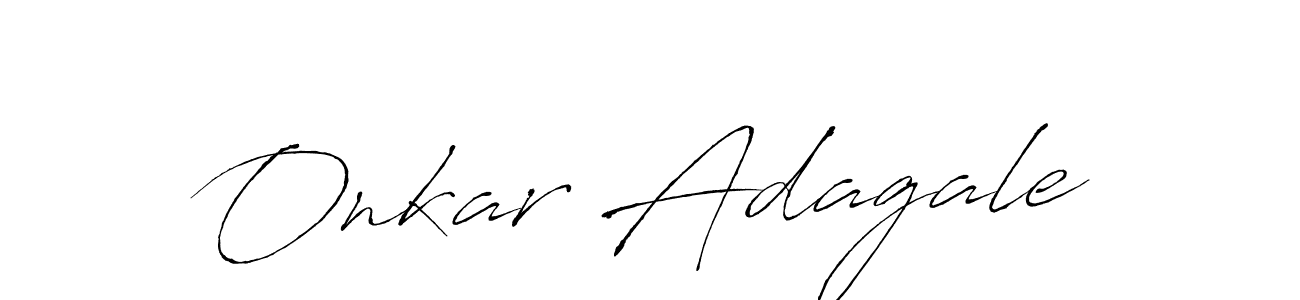 Also You can easily find your signature by using the search form. We will create Onkar Adagale name handwritten signature images for you free of cost using Antro_Vectra sign style. Onkar Adagale signature style 6 images and pictures png