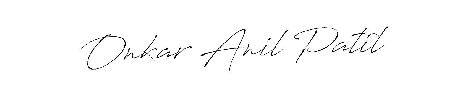 Make a short Onkar Anil Patil signature style. Manage your documents anywhere anytime using Antro_Vectra. Create and add eSignatures, submit forms, share and send files easily. Onkar Anil Patil signature style 6 images and pictures png