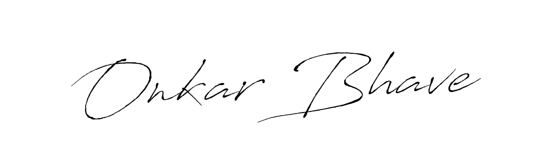 Create a beautiful signature design for name Onkar Bhave. With this signature (Antro_Vectra) fonts, you can make a handwritten signature for free. Onkar Bhave signature style 6 images and pictures png