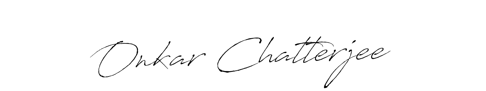 Create a beautiful signature design for name Onkar Chatterjee. With this signature (Antro_Vectra) fonts, you can make a handwritten signature for free. Onkar Chatterjee signature style 6 images and pictures png