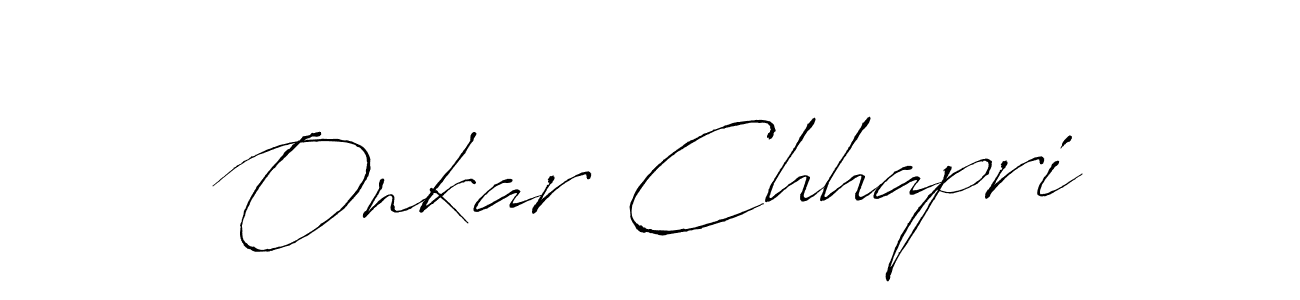 if you are searching for the best signature style for your name Onkar Chhapri. so please give up your signature search. here we have designed multiple signature styles  using Antro_Vectra. Onkar Chhapri signature style 6 images and pictures png
