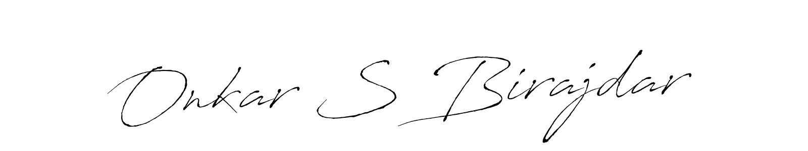 Use a signature maker to create a handwritten signature online. With this signature software, you can design (Antro_Vectra) your own signature for name Onkar S Birajdar. Onkar S Birajdar signature style 6 images and pictures png