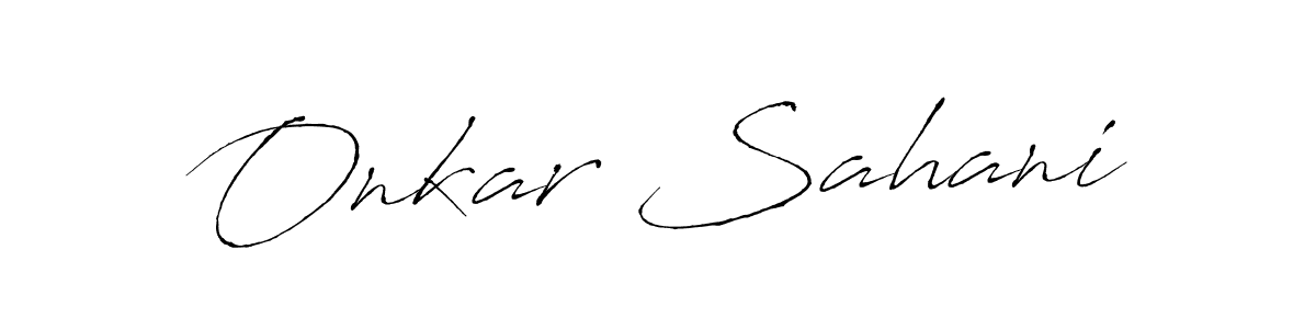 Make a beautiful signature design for name Onkar Sahani. Use this online signature maker to create a handwritten signature for free. Onkar Sahani signature style 6 images and pictures png