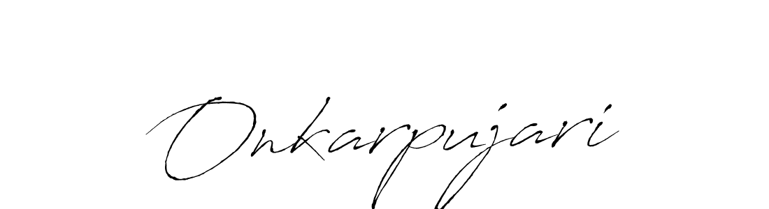 The best way (Antro_Vectra) to make a short signature is to pick only two or three words in your name. The name Onkarpujari include a total of six letters. For converting this name. Onkarpujari signature style 6 images and pictures png