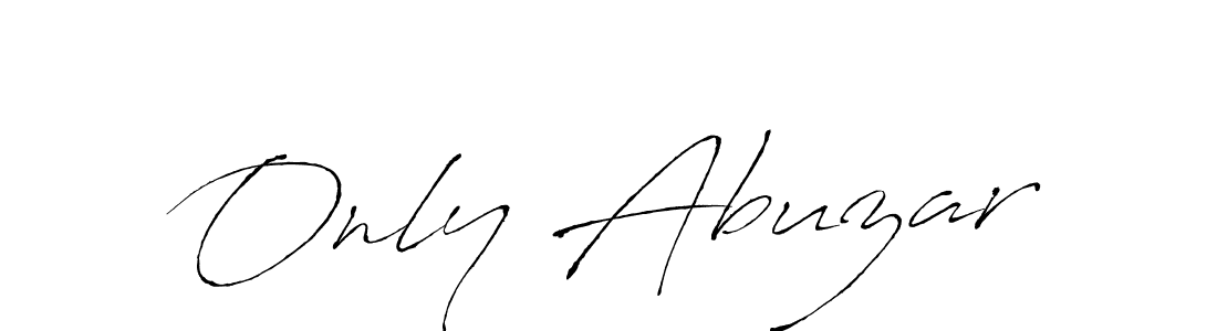 Once you've used our free online signature maker to create your best signature Antro_Vectra style, it's time to enjoy all of the benefits that Only Abuzar name signing documents. Only Abuzar signature style 6 images and pictures png