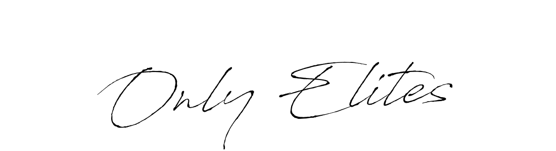 The best way (Antro_Vectra) to make a short signature is to pick only two or three words in your name. The name Only Elites include a total of six letters. For converting this name. Only Elites signature style 6 images and pictures png