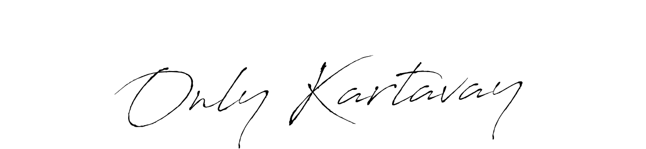 The best way (Antro_Vectra) to make a short signature is to pick only two or three words in your name. The name Only Kartavay include a total of six letters. For converting this name. Only Kartavay signature style 6 images and pictures png