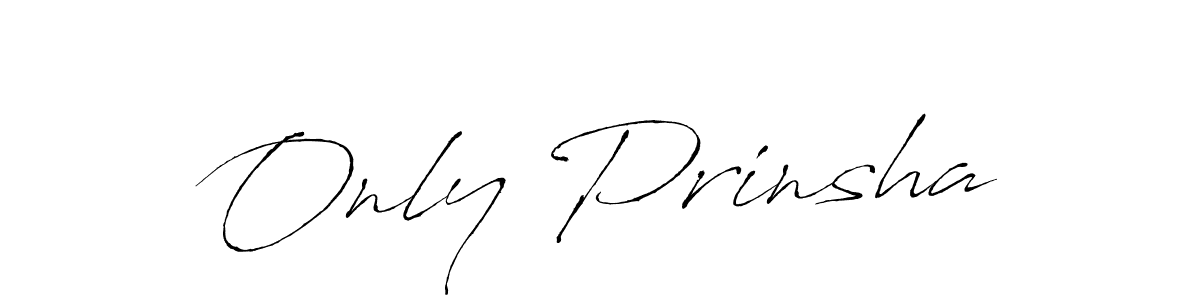 Similarly Antro_Vectra is the best handwritten signature design. Signature creator online .You can use it as an online autograph creator for name Only Prinsha. Only Prinsha signature style 6 images and pictures png