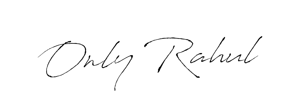 Once you've used our free online signature maker to create your best signature Antro_Vectra style, it's time to enjoy all of the benefits that Only Rahul name signing documents. Only Rahul signature style 6 images and pictures png