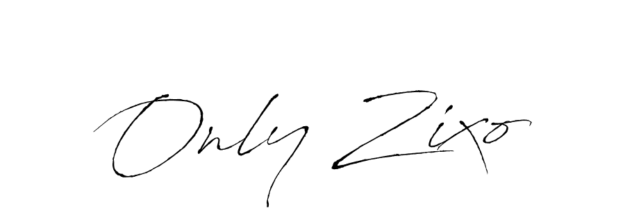 How to make Only Zixo signature? Antro_Vectra is a professional autograph style. Create handwritten signature for Only Zixo name. Only Zixo signature style 6 images and pictures png