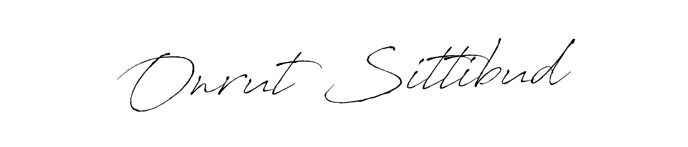Make a beautiful signature design for name Onrut Sittibud. Use this online signature maker to create a handwritten signature for free. Onrut Sittibud signature style 6 images and pictures png