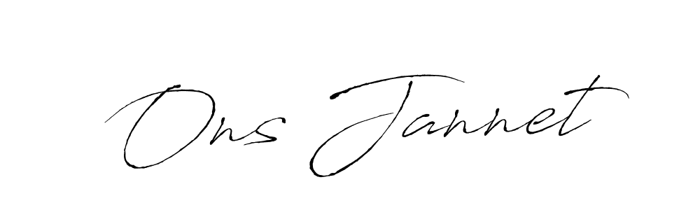 Antro_Vectra is a professional signature style that is perfect for those who want to add a touch of class to their signature. It is also a great choice for those who want to make their signature more unique. Get Ons Jannet name to fancy signature for free. Ons Jannet signature style 6 images and pictures png