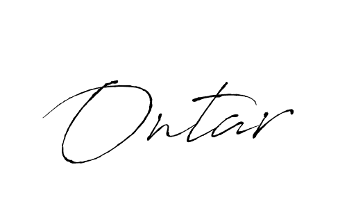 Antro_Vectra is a professional signature style that is perfect for those who want to add a touch of class to their signature. It is also a great choice for those who want to make their signature more unique. Get Ontar name to fancy signature for free. Ontar signature style 6 images and pictures png