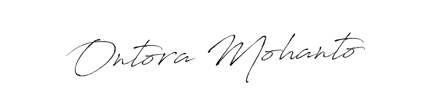 This is the best signature style for the Ontora Mohanto name. Also you like these signature font (Antro_Vectra). Mix name signature. Ontora Mohanto signature style 6 images and pictures png