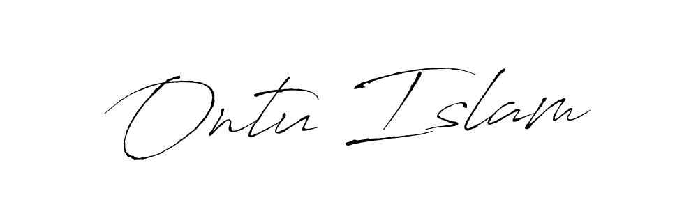 Similarly Antro_Vectra is the best handwritten signature design. Signature creator online .You can use it as an online autograph creator for name Ontu Islam. Ontu Islam signature style 6 images and pictures png
