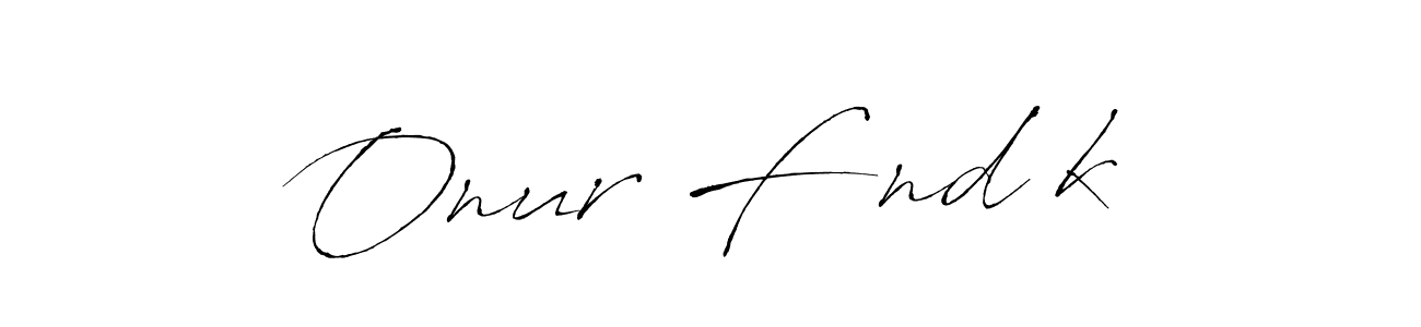 Make a beautiful signature design for name Onur Fındık. With this signature (Antro_Vectra) style, you can create a handwritten signature for free. Onur Fındık signature style 6 images and pictures png