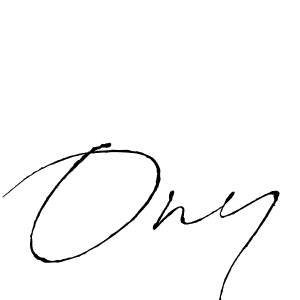 Create a beautiful signature design for name Ony. With this signature (Antro_Vectra) fonts, you can make a handwritten signature for free. Ony signature style 6 images and pictures png