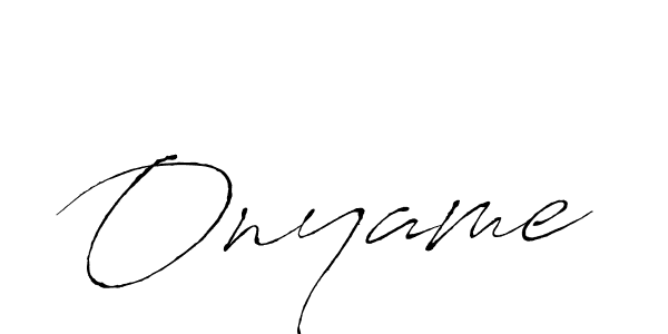 Onyame stylish signature style. Best Handwritten Sign (Antro_Vectra) for my name. Handwritten Signature Collection Ideas for my name Onyame. Onyame signature style 6 images and pictures png