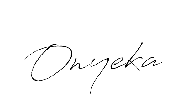 Create a beautiful signature design for name Onyeka. With this signature (Antro_Vectra) fonts, you can make a handwritten signature for free. Onyeka signature style 6 images and pictures png