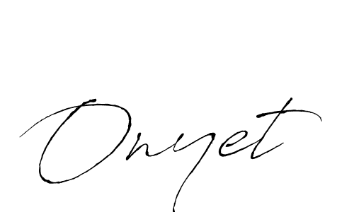 Create a beautiful signature design for name Onyet. With this signature (Antro_Vectra) fonts, you can make a handwritten signature for free. Onyet signature style 6 images and pictures png