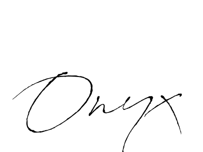 Onyx stylish signature style. Best Handwritten Sign (Antro_Vectra) for my name. Handwritten Signature Collection Ideas for my name Onyx. Onyx signature style 6 images and pictures png