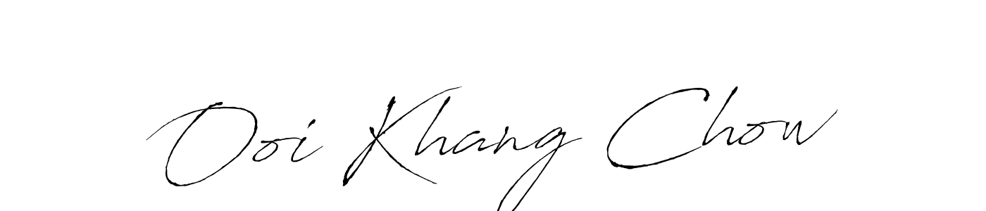 if you are searching for the best signature style for your name Ooi Khang Chow. so please give up your signature search. here we have designed multiple signature styles  using Antro_Vectra. Ooi Khang Chow signature style 6 images and pictures png