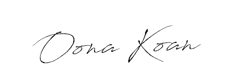 if you are searching for the best signature style for your name Oona Koan. so please give up your signature search. here we have designed multiple signature styles  using Antro_Vectra. Oona Koan signature style 6 images and pictures png