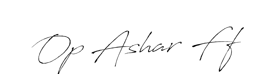 Also You can easily find your signature by using the search form. We will create Op Ashar Ff name handwritten signature images for you free of cost using Antro_Vectra sign style. Op Ashar Ff signature style 6 images and pictures png