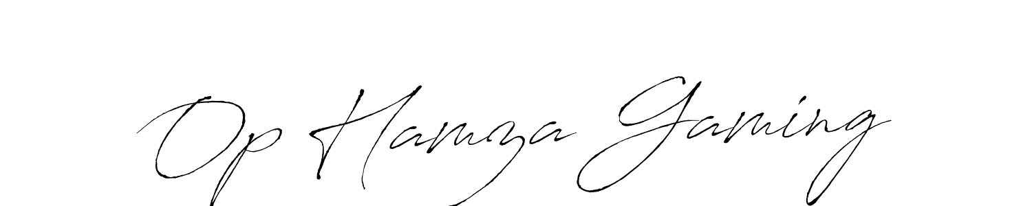 Op Hamza Gaming stylish signature style. Best Handwritten Sign (Antro_Vectra) for my name. Handwritten Signature Collection Ideas for my name Op Hamza Gaming. Op Hamza Gaming signature style 6 images and pictures png