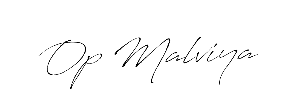 Also we have Op Malviya name is the best signature style. Create professional handwritten signature collection using Antro_Vectra autograph style. Op Malviya signature style 6 images and pictures png