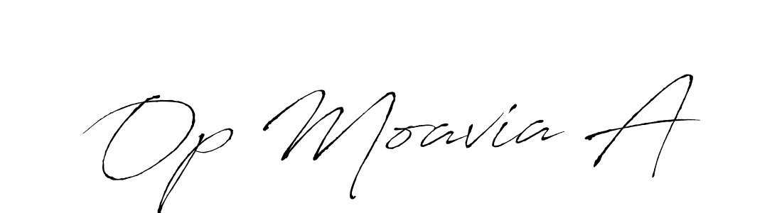 Use a signature maker to create a handwritten signature online. With this signature software, you can design (Antro_Vectra) your own signature for name Op Moavia A. Op Moavia A signature style 6 images and pictures png