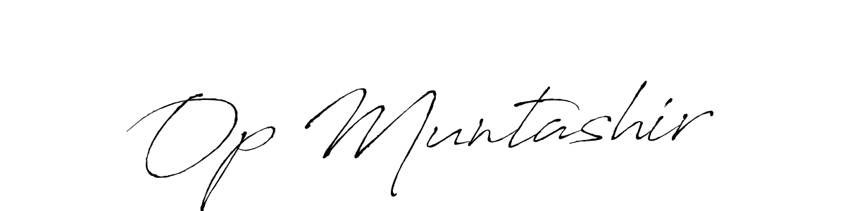 How to Draw Op Muntashir signature style? Antro_Vectra is a latest design signature styles for name Op Muntashir. Op Muntashir signature style 6 images and pictures png