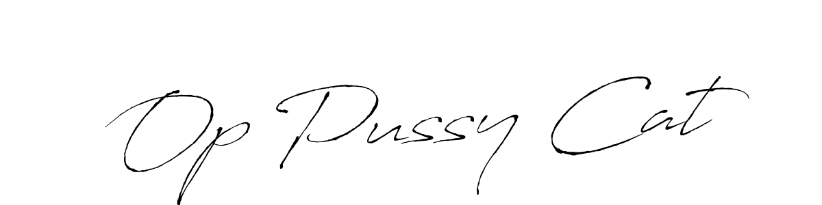 Similarly Antro_Vectra is the best handwritten signature design. Signature creator online .You can use it as an online autograph creator for name Op Pussy Cat. Op Pussy Cat signature style 6 images and pictures png