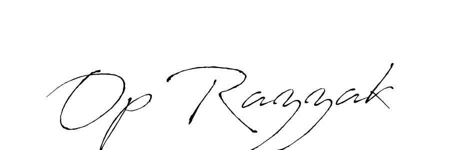 Also You can easily find your signature by using the search form. We will create Op Razzak name handwritten signature images for you free of cost using Antro_Vectra sign style. Op Razzak signature style 6 images and pictures png