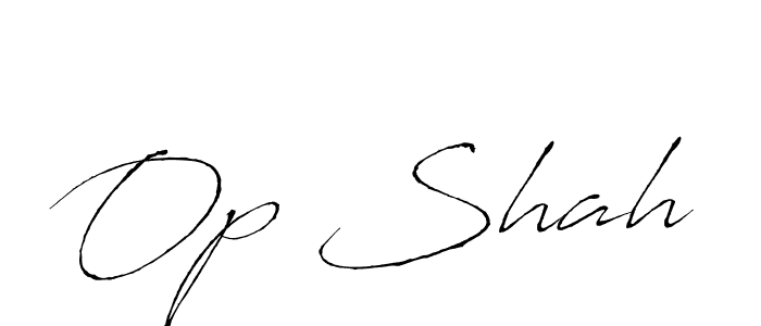 Use a signature maker to create a handwritten signature online. With this signature software, you can design (Antro_Vectra) your own signature for name Op Shah. Op Shah signature style 6 images and pictures png