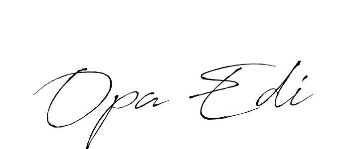How to Draw Opa Edi signature style? Antro_Vectra is a latest design signature styles for name Opa Edi. Opa Edi signature style 6 images and pictures png