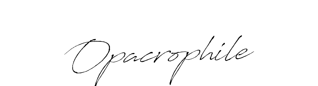 Create a beautiful signature design for name Opacrophile. With this signature (Antro_Vectra) fonts, you can make a handwritten signature for free. Opacrophile signature style 6 images and pictures png