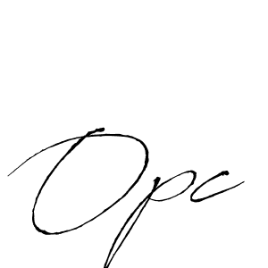 How to Draw Opc signature style? Antro_Vectra is a latest design signature styles for name Opc. Opc signature style 6 images and pictures png