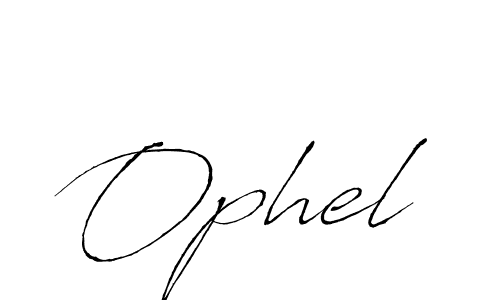 Design your own signature with our free online signature maker. With this signature software, you can create a handwritten (Antro_Vectra) signature for name Ophel. Ophel signature style 6 images and pictures png